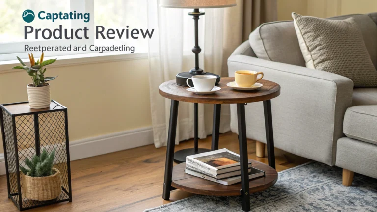 small round side table